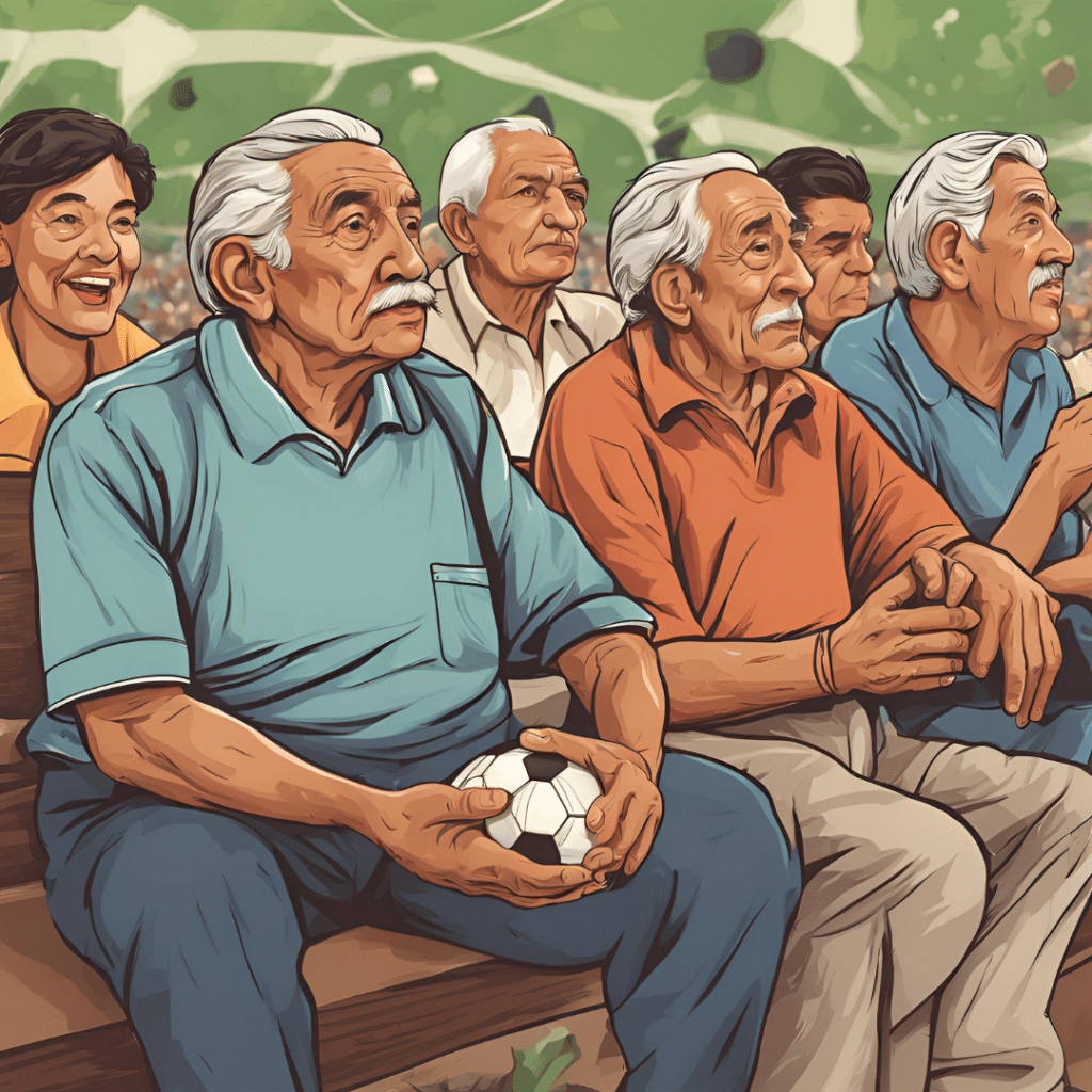 “An Unmarked Bag Of Puzzle Pieces” &Raquo; Canva Ai Old People Soccer