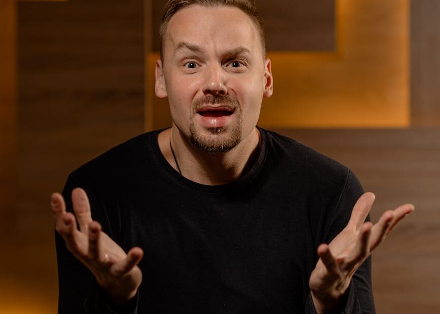 photo of a confused man